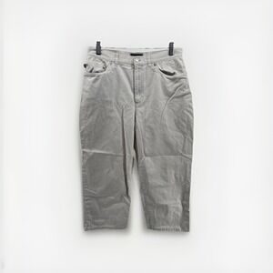 Lauren Ralph‎ Lauren Women's White Jeans Size 10 Straight Leg Cotton Denim Pants